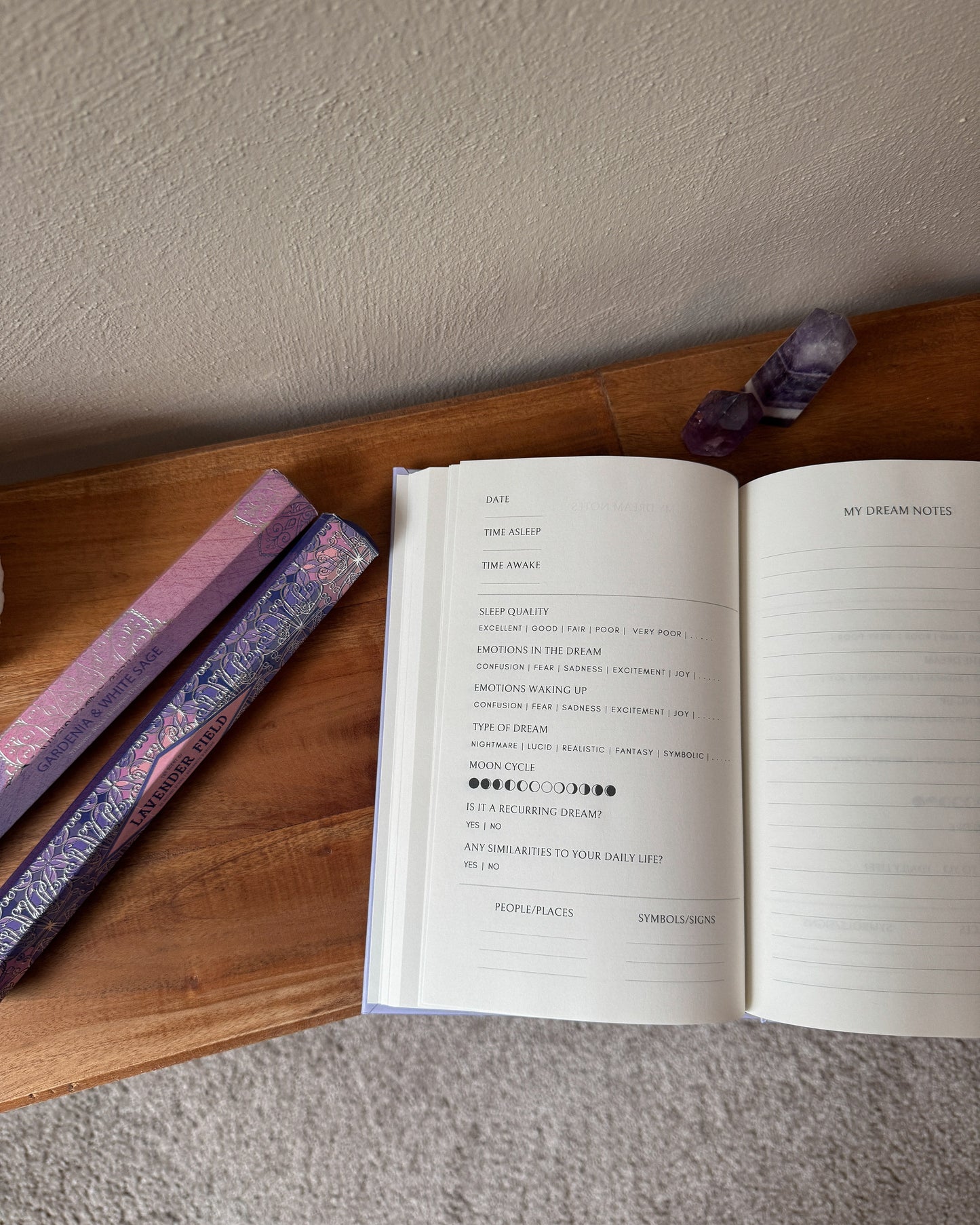 My Dream Notes Journal - Lavender Dusk