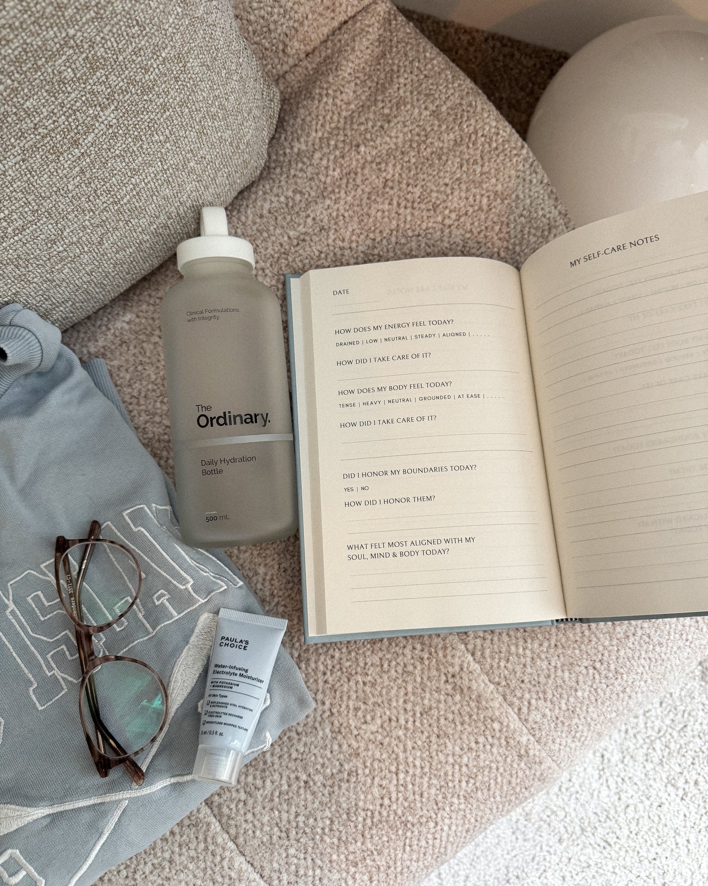 My Self-Care Notes Journal - Blue Haze