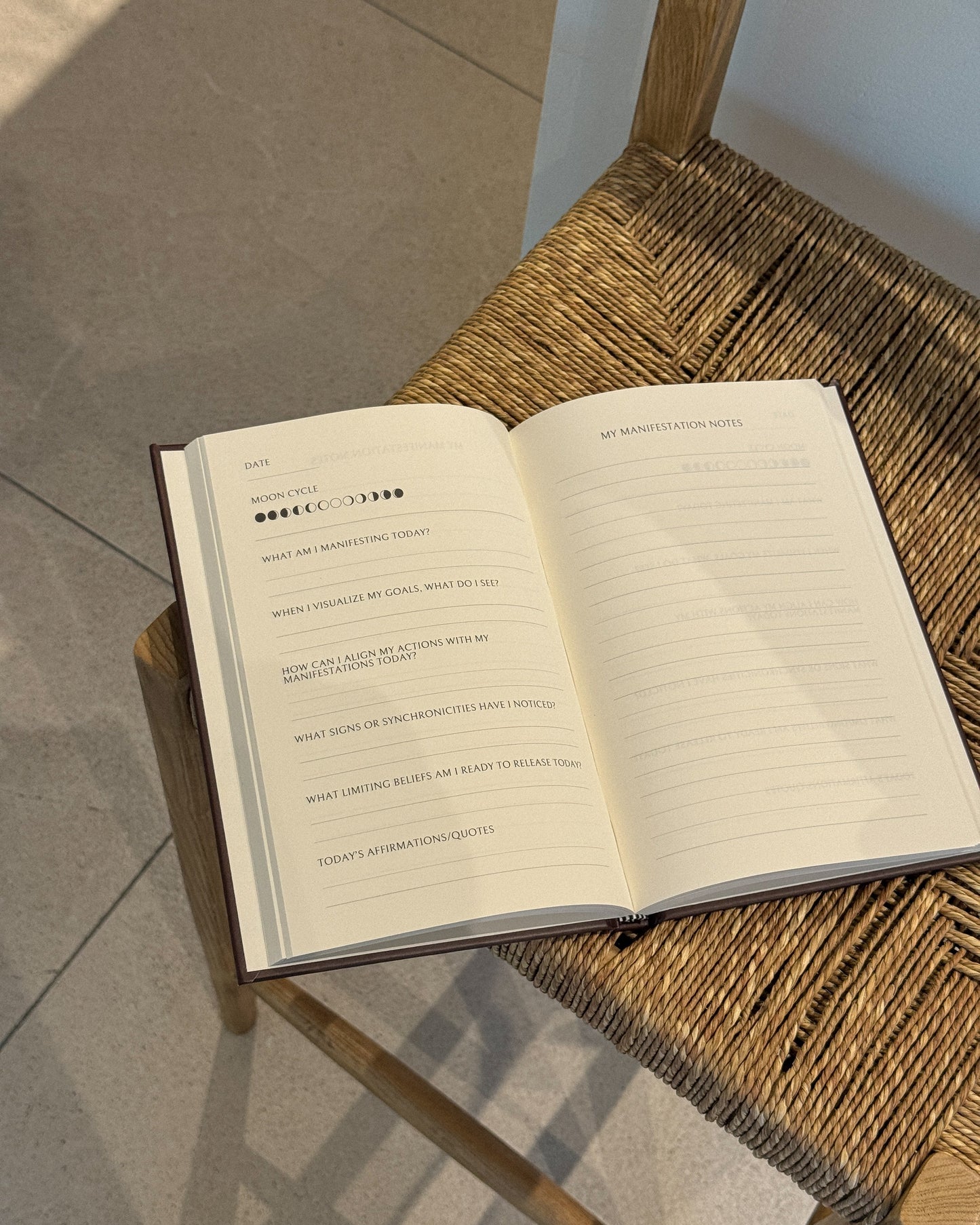 My Manifestation Notes Journal - Cacao Earth