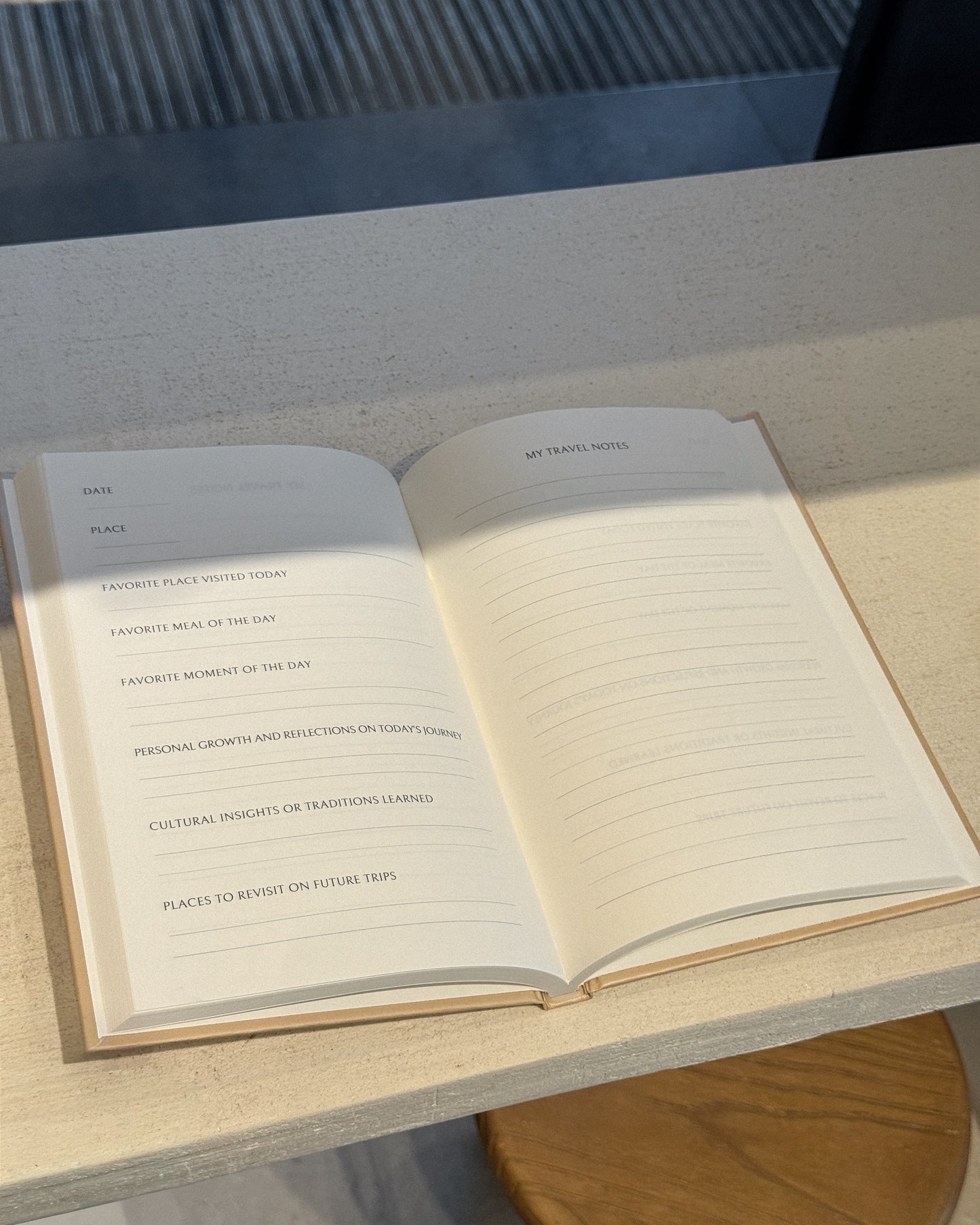 My Travel Notes Journal - Golden Sand