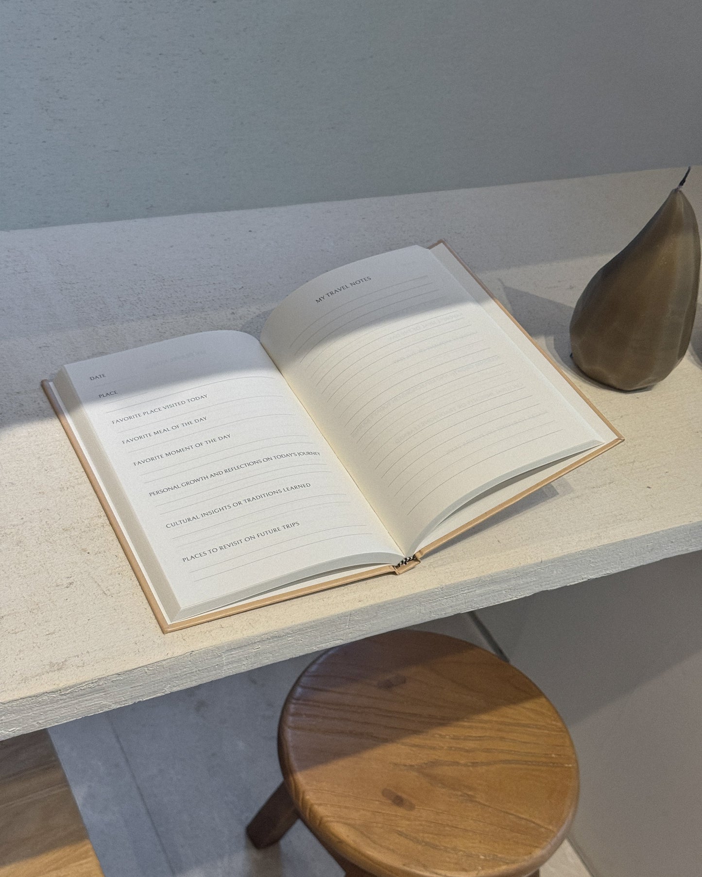 My Travel Notes Journal - Golden Sand