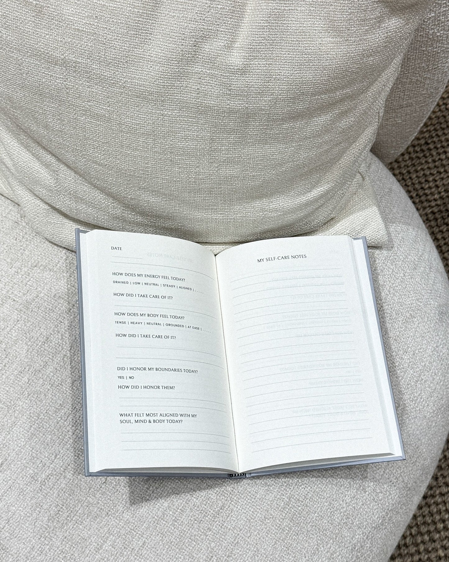 My Self-Care Notes Journal - Blue Haze