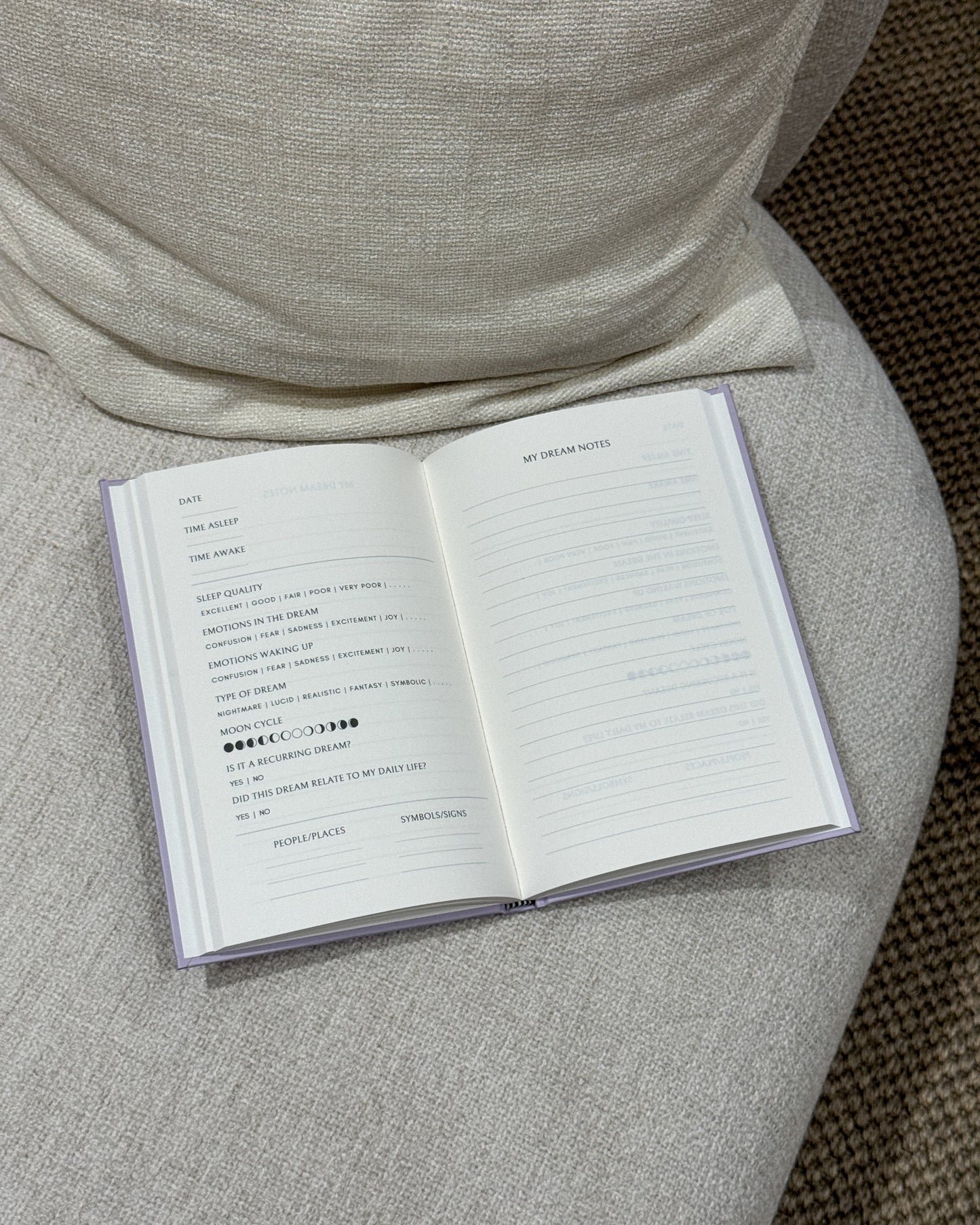 My Dream Notes Journal - Lavender Dusk